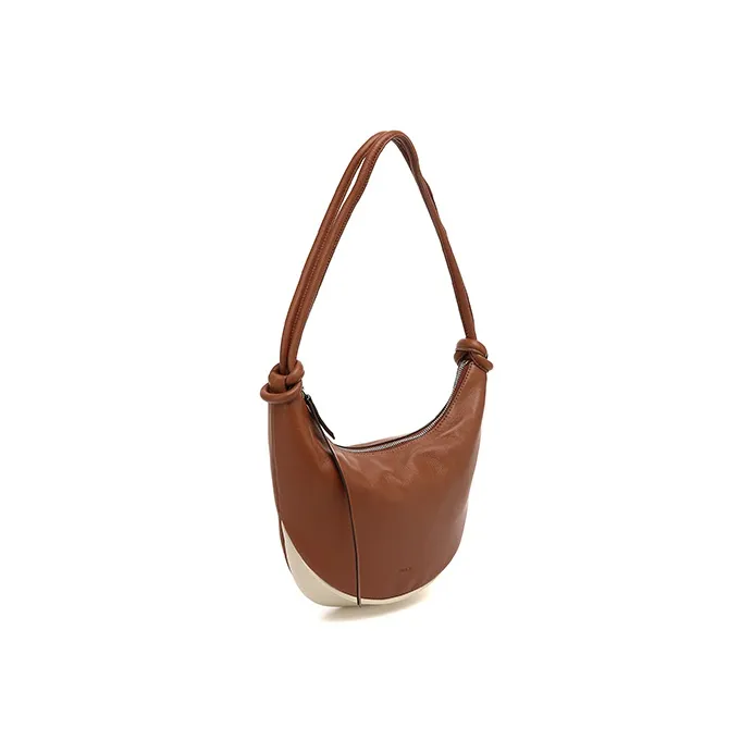ROSA.K Sheepskin Croissant Bag, Multicolor Croissant Bag, Crescent Bag, Handbag, Shoulder Bag Unisex Multiple Colors-1