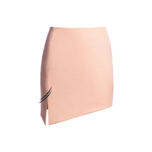 Mugler H&M X Mugler Co-brand Casual Short Skirts Women's Antique Pink