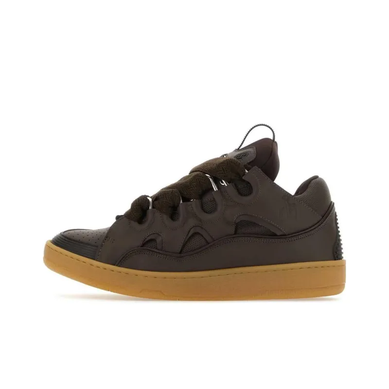 Lanvin Curb Leather Sneakers-0