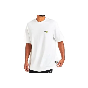 Smiley X Reebok T Shirts Unisex White