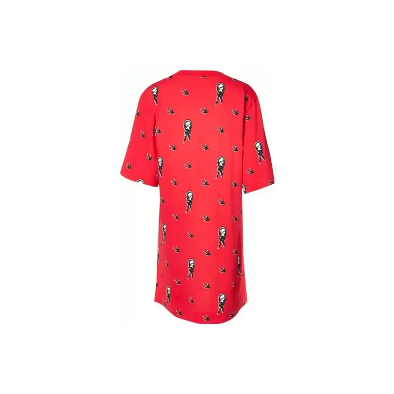 McQ Alexander McQueen Short-Sleeved Dresses Women's Red-1