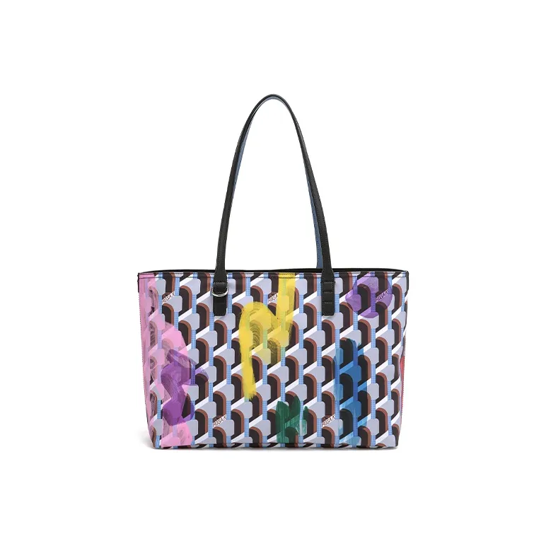 ROSA.K All Over Print Tote Bag, Shopping Bag, Handbag, Shoulder Bag Tubas Women's Multicolor-53