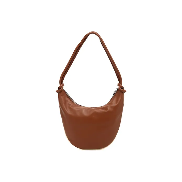 ROSA.K Sheepskin Croissant Bag, Multicolor Croissant Bag, Crescent Bag, Handbag, Shoulder Bag Unisex Multiple Colors-3
