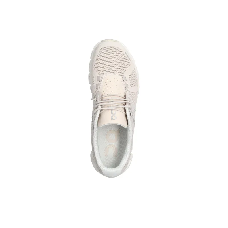 On Running Cloud 5 Pearl White Women's-3