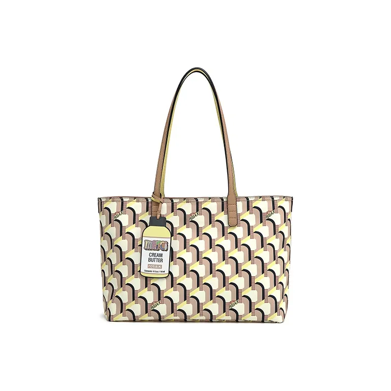 ROSA.K All Over Print Tote Bag, Shopping Bag, Handbag, Shoulder Bag Tubas Women's Multicolor-15
