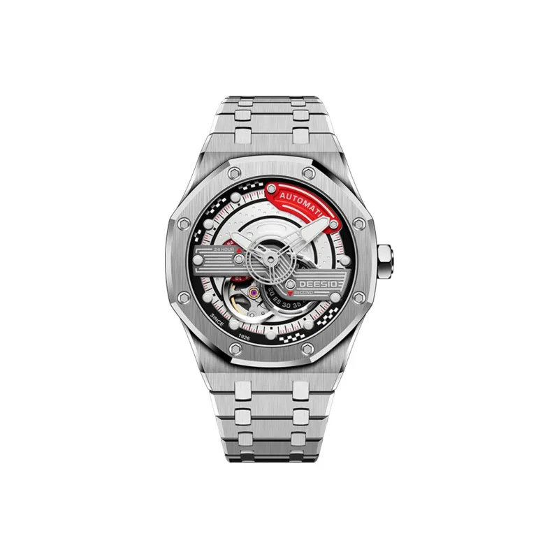 DEESIO Lancaster Collection Automatic Mechanical Movement Watch Men's Watches Cut-Out Dial D-506M.B5.4.4/0.4G-0