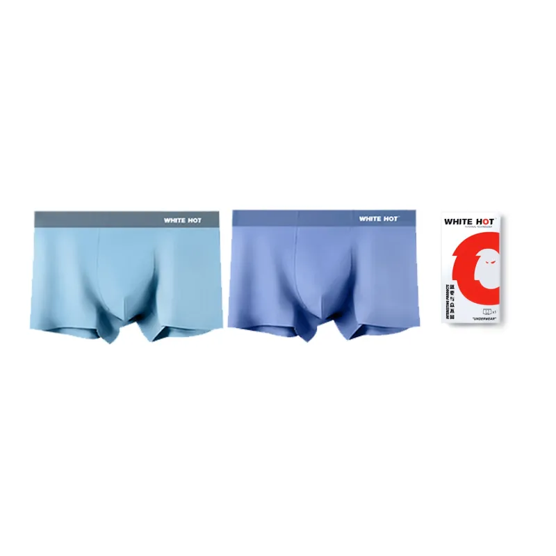 WHITE HOT Underpants Men's Gift Box Set Solid Color-18