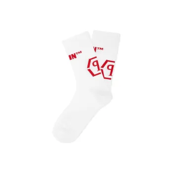 PHILIPP PLEIN Mid Calf Socks Men's 1 Pack White