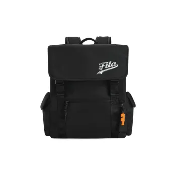 FILA FUSION Fabric Backpack Small Size Unisex Black