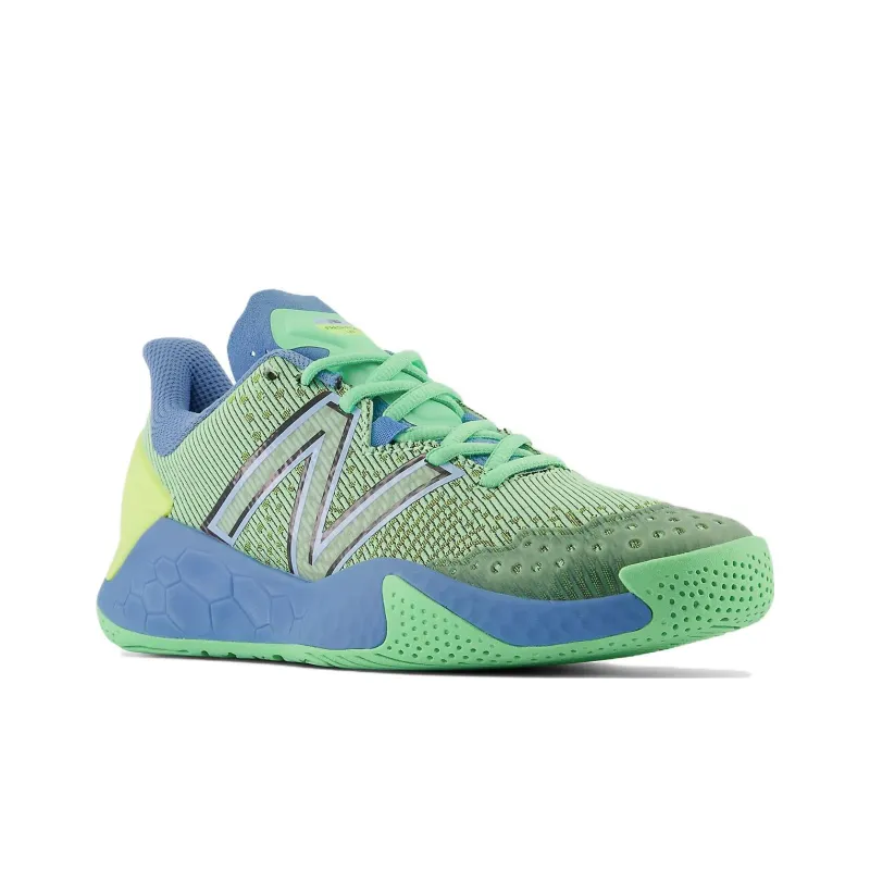 New Balance NB Fresh Foam X Lav V2 Shock Absorbers With Slip Resistant Features Low Top Tennis Shoes Women's Blue Green-2