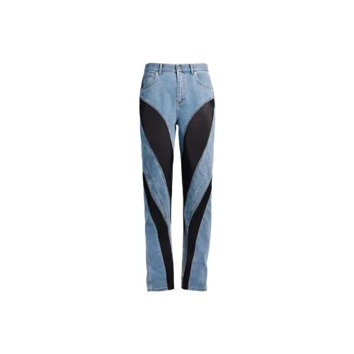 Mugler H&M X Mugler Co-brand Jeans Men Blue Black