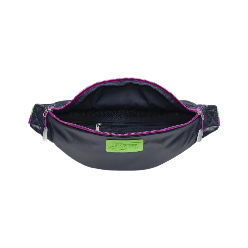 Nike Nylon Shoulder Bag, Crossbody Bag, Fanny Pack Regular Unisex Obsidian/Green-3