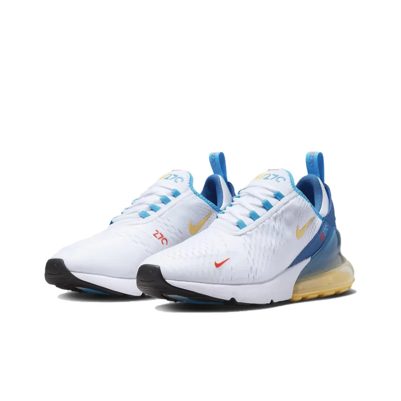 Nike Air Max 270 'White Industrial Blue Citron'-2