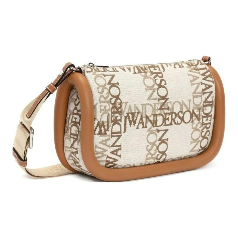JW Anderson Cotton With Sheepskin Messenger Bag Crossbody Bag Shoulder Bag Women's Multicolor-1
