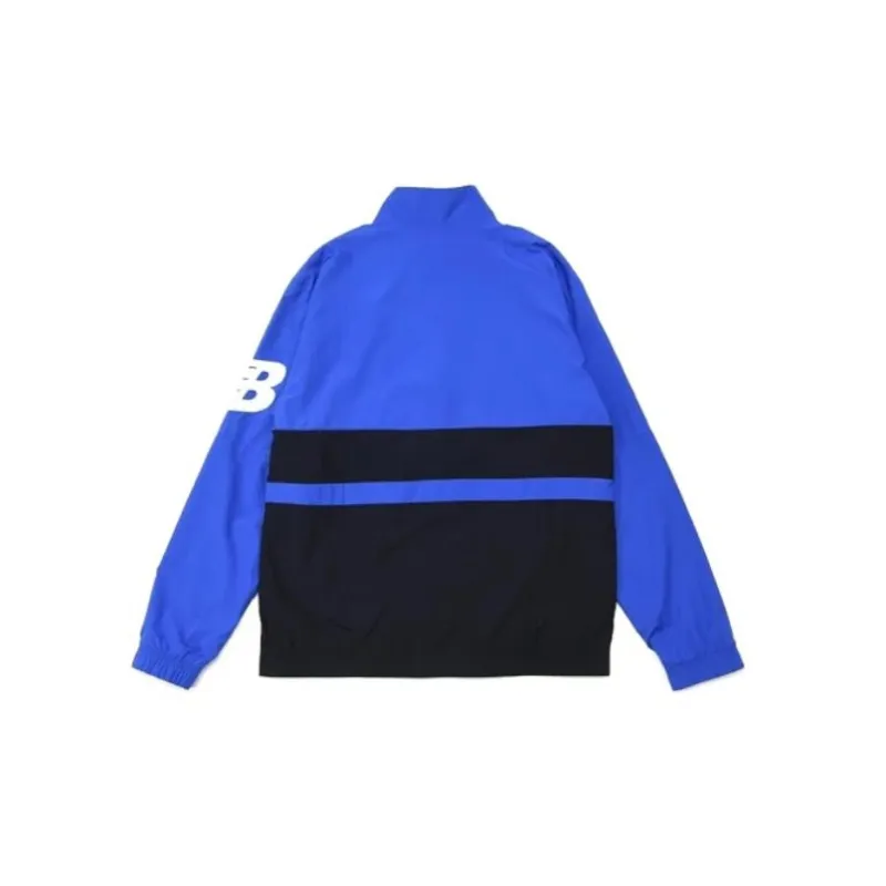New Balance Jackets Men Ocean Blue-1