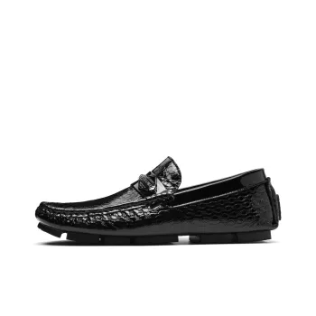 HLA Men's Casual Shoes Men Low Top Black/Red/Black Green