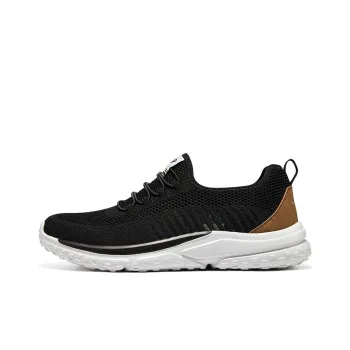 Skechers Solvano Non slip Wear resistant Shock Absorption Low Top Casual Shoes Men's Black White Brown