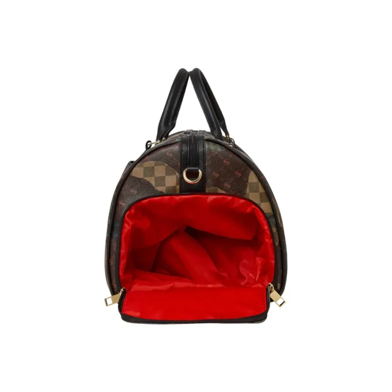 SPRAYGROUND PVC Travel Bag, Sneaker Bag, One Shoulder Handbag Medium Size Unisex Army Green-5