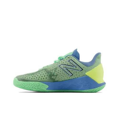 New Balance NB Fresh Foam X Lav V2 Cushioning Slip Resistant Low Top Tennis Shoes Women's Blue Green