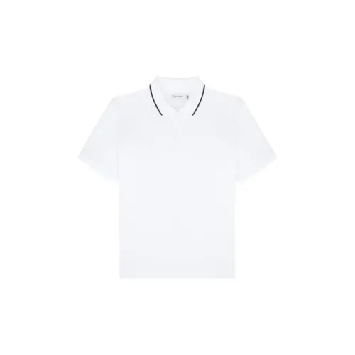 Calvin Klein Polo Shirts Men White