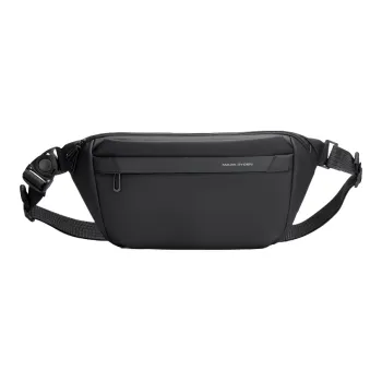 MARK RYDEN Oxford Cycling Bag Fanny Pack Unisex Elegant Black/Tech Gray