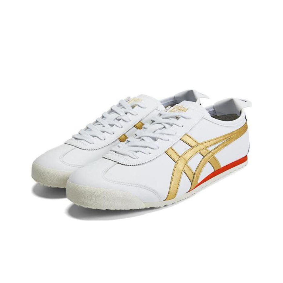 Onitsuka Tiger Mexico 66 White Gold Red POIZON