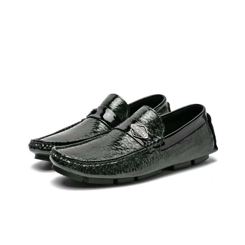 HLA Men's Casual Shoes Men Low Top Black/Red/Black Green-17