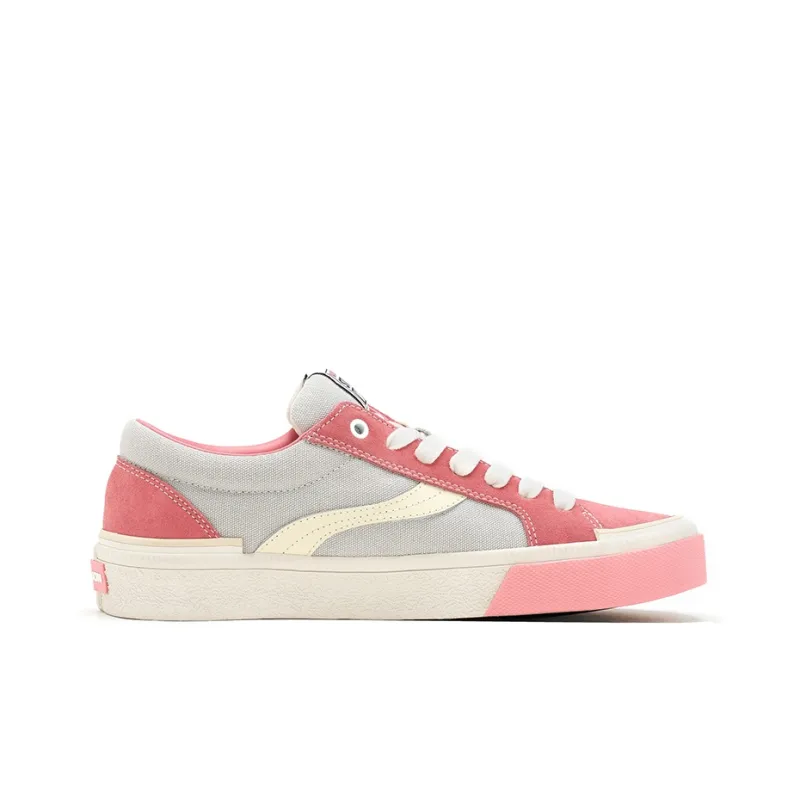 OddCIRKUS x Vision Street Wear Astley Pro Low Top Skateboard Shoes Unisex Peach Pink Multicolor-1