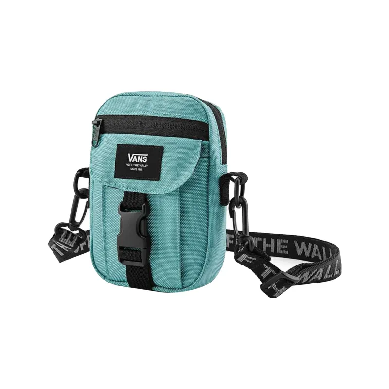 Vans Polyester Shoulder Bag, Crossbody Bag Regular Unisex Green-1