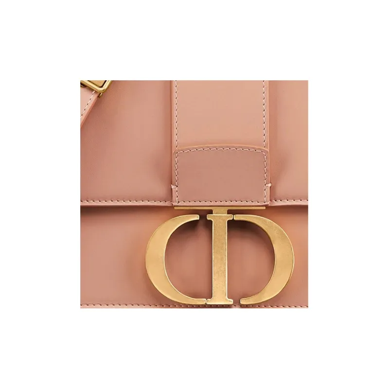 DIOR Smooth Cow Leather Box Bag, Crossbody Bag, Shoulder Bag Women's Rose Pink-5