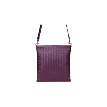Bottega Veneta Cow Leather Crossbody Bag Shoulder Bag Men's Purple
