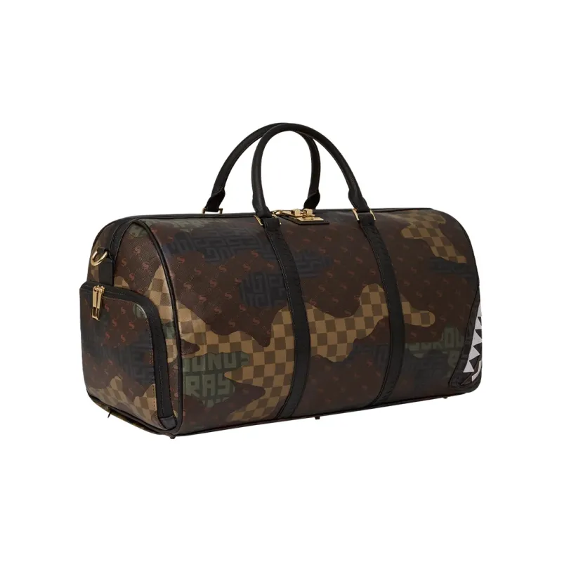 SPRAYGROUND PVC Travel Bag, Sneaker Bag, One Shoulder Handbag Medium Size Unisex Army Green-1