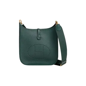 HERMES Evelyne Clemence Bullock Leather Evelyn Crossbody Bag, Shoulder Bag Women's