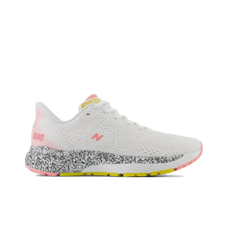 New Balance NB Fresh Foam X 880v13 Find Your Start Cushioned Slip-Resistant Low-Top Running Shoes Women's White-1