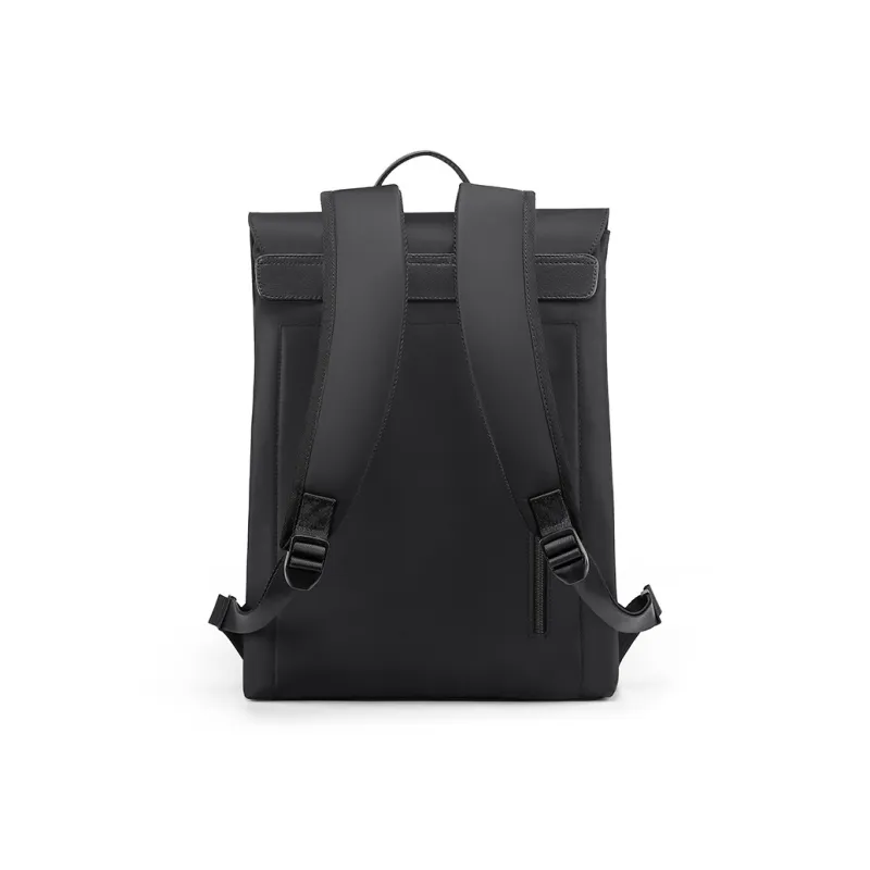 POLO Fabric With Synthetic Leather Backpack Large Size Men's Multicolor-5