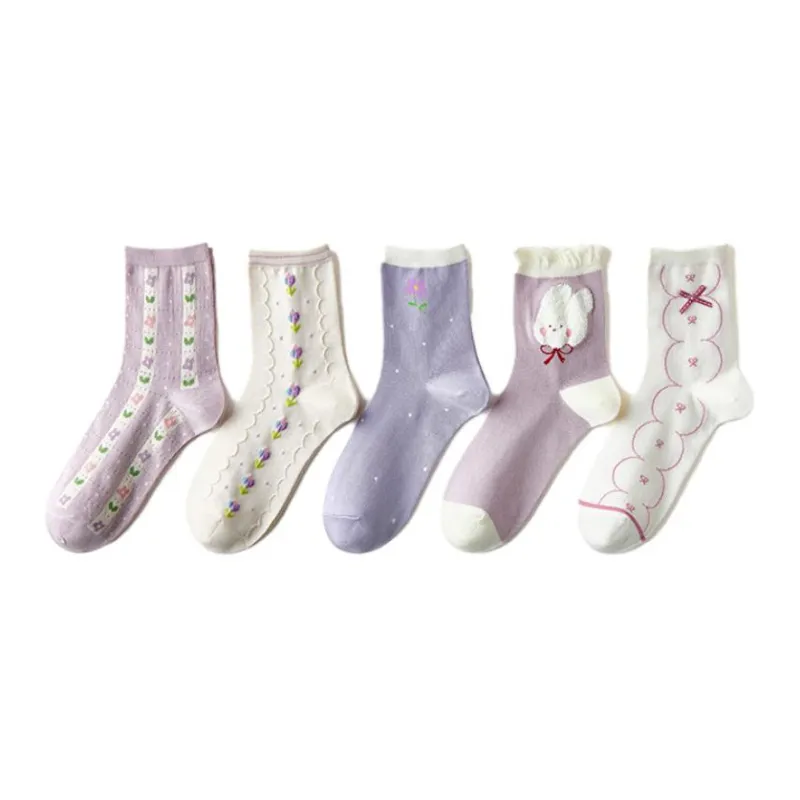 Caramella Women's Mid Calf Socks-38