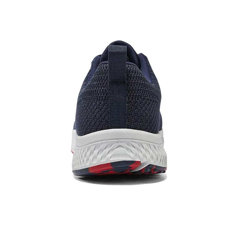 Skechers Go Run Consistent Anti Slip Wear Resistant Low Top Casual Running Shoes Men's Black White Red-3