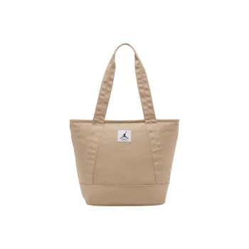Jordan Polyester Tote Bag Shopping Bag Shoulder Bag Handbag Regular Women's Desert Brown