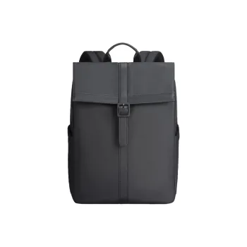 MARK RYDEN PU Leather Laptop Backpack Men's Classic Black