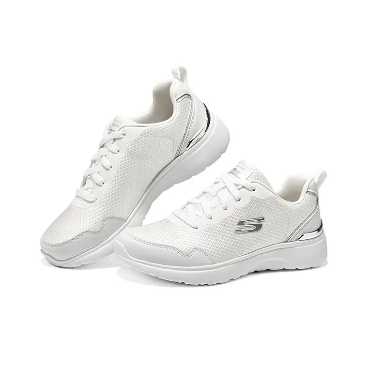 Skechers Roseate Anti Slip Wear Resistant Low Top Casual Shoes Women's Silver White-2