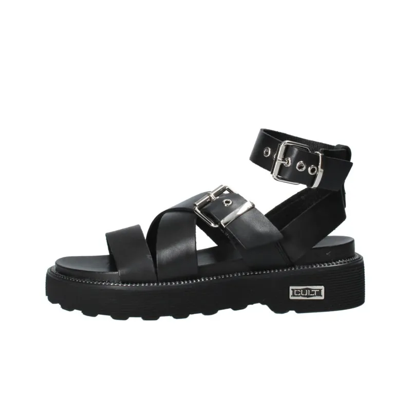 CULT GAIA Strap Sandals Women's Black-0