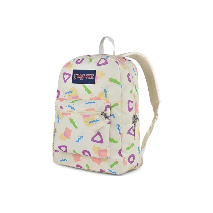 JanSport Fabric Laptop Backpack Medium Size Unisex Custard Candy-1