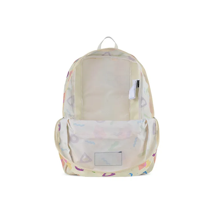 JanSport Fabric Laptop Backpack Medium Size Unisex Custard Candy-4