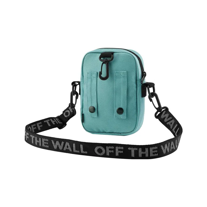 Vans Polyester Shoulder Bag, Crossbody Bag Regular Unisex Green-2