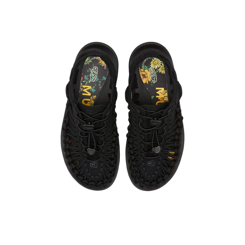 KEEN Uneek Slip Resistant Beach Sandals River Trekking Shoes Women's Pure Black-3