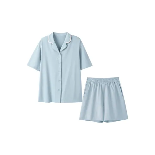 JINGYUN Pajama Set Women's Azure