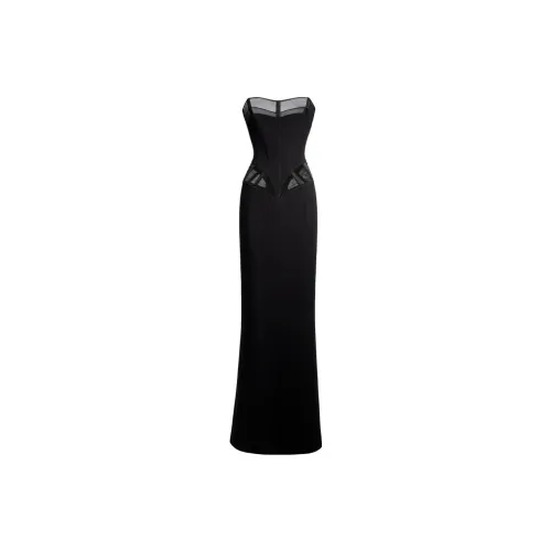 Mugler H&M X Mugler Co-brand Sleeveless Dresses Women's Black