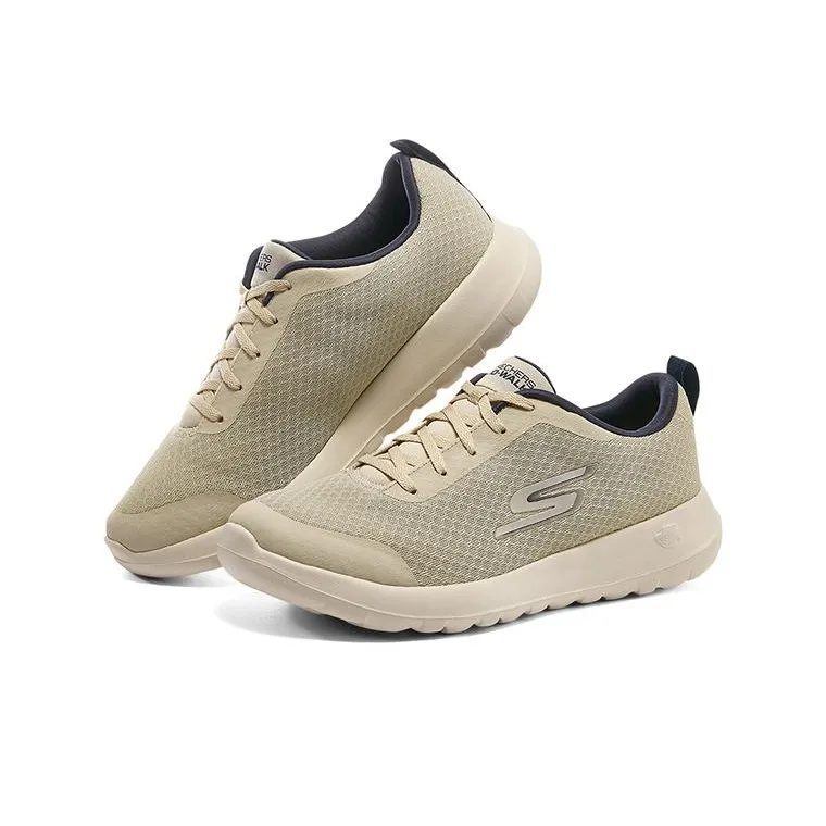 Skechers GO WALK Ma Anti Slip Wear Resistant Low Top Casual Shoes Men's Umber-2