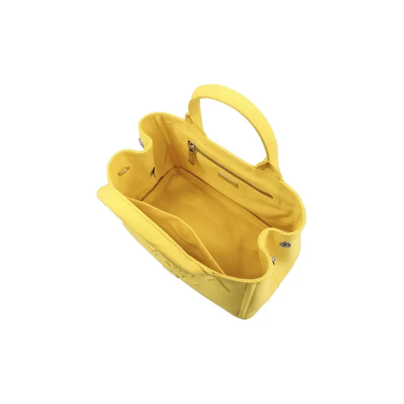 PRADA Canvas Canvas Bag Shoulder Bag Crossbody Bag Handbag Regular Women's Yellow-2