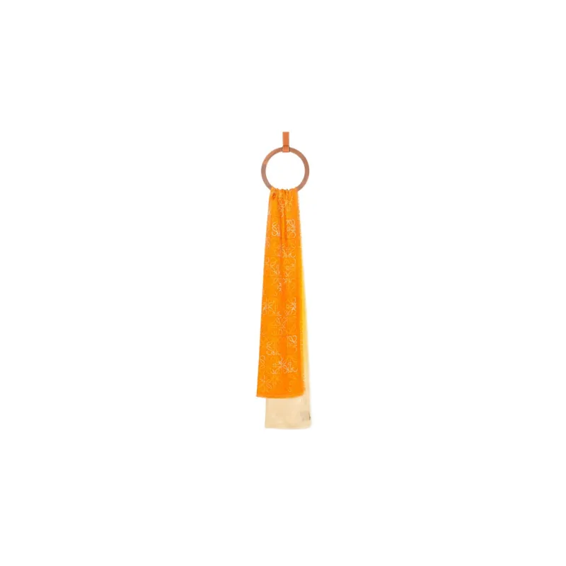 LOEWE Knit Scarves Unisex Orange-0